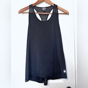 Sweaty Betty Mesh Racer Back Tank Black Size X-Small